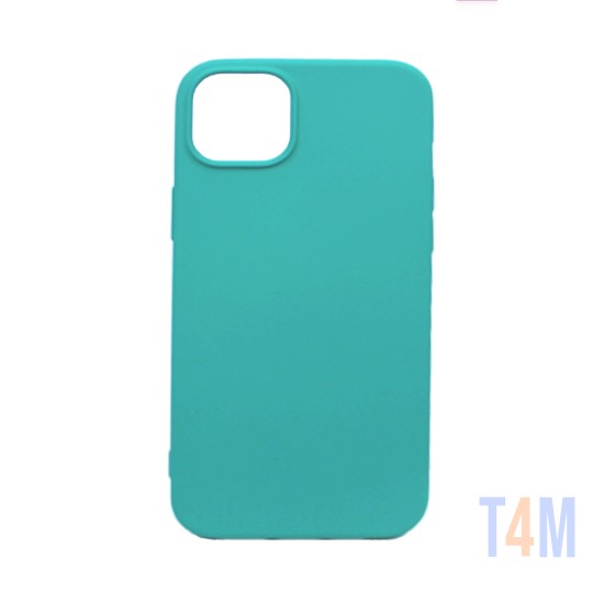 Capa de Silicone para Apple iPhone 15 Pro Verde Mar